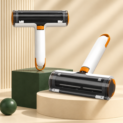Rouleau anti-poils réutilisable avec bac transparent PawZen